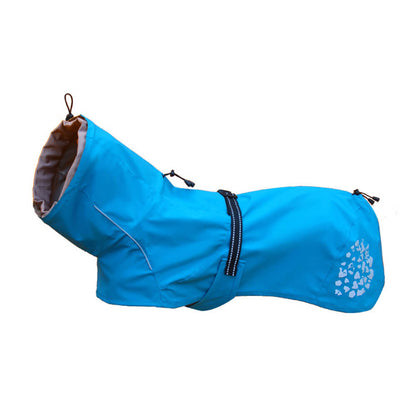 Turtleneck Waterproof Reflective Pattern Outdoor Dog Raincoat - ECOVIRA