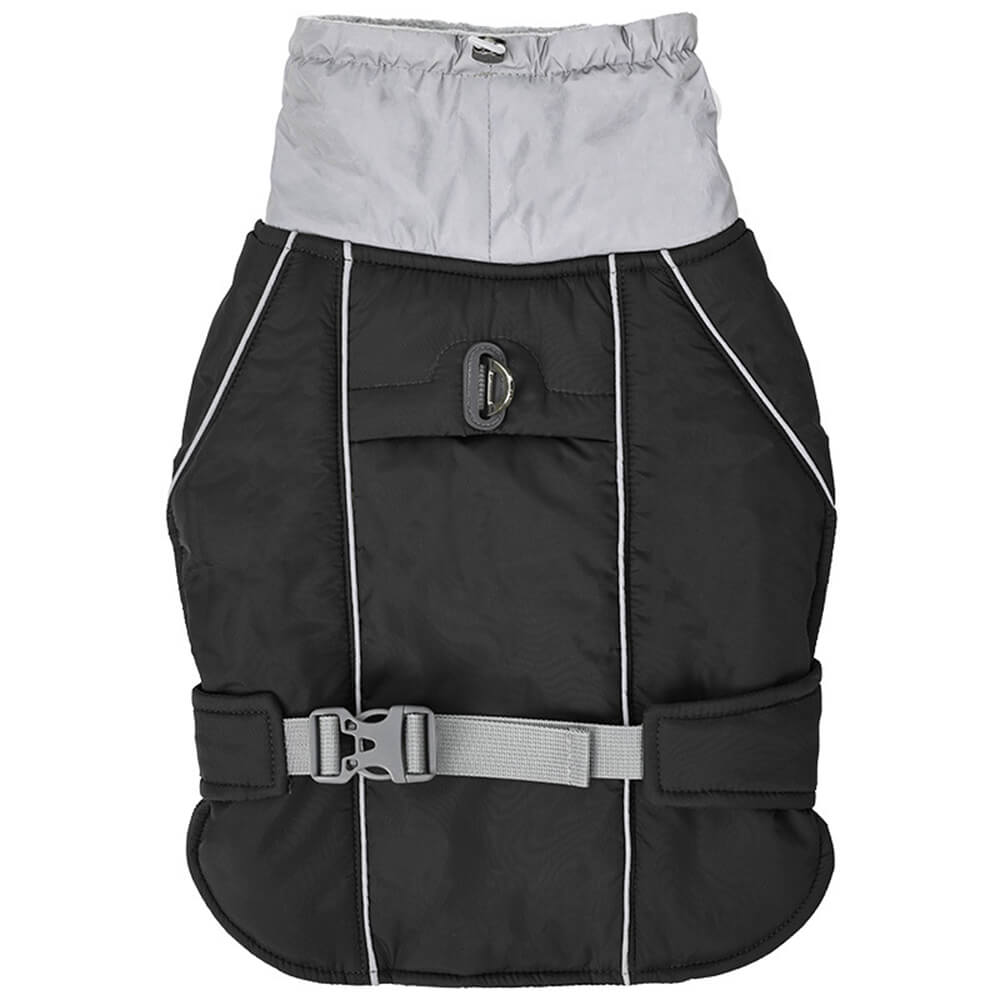 Waterproof Warm High Collar Reflective Dog Thickened Jacket - ECOVIRA