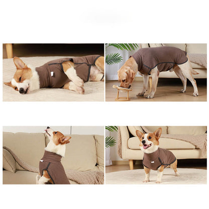 Windproof and Water-Resistant Dog Coat - Ideal for Large Dogs - ECOVIRA