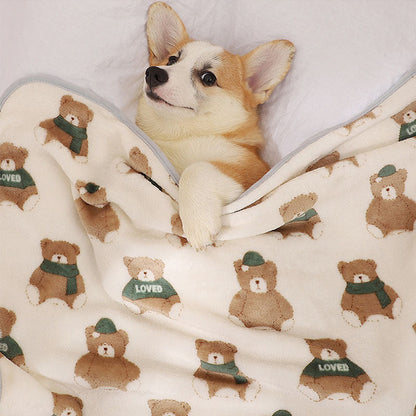 Super Soft Pet Blanket Cat Kneading Blanket - ECOVIRA