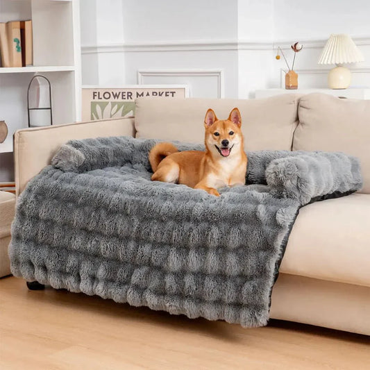 Calming Dog Bed Sofa Protector – 2-in-1 Couch Cover - ECOVIRA